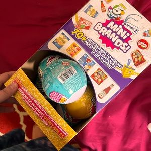 Brand new never opened still sealed mini brands series 2 and three